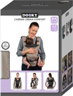 Dooky Ergonomische Draagzak Urban Comfort Beige Desert -Baby Care Verkoop 909x1200 2