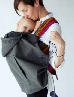 Little Frog Softshell Draag Cover Zwart - Accessoire Draagzak Of Draagdoek -Baby Care Verkoop 922x1200