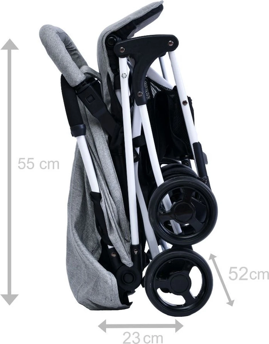 Buggy Kidsee Genius Grijs 7 Buggy Kidsee Genius Grijs - Image 7