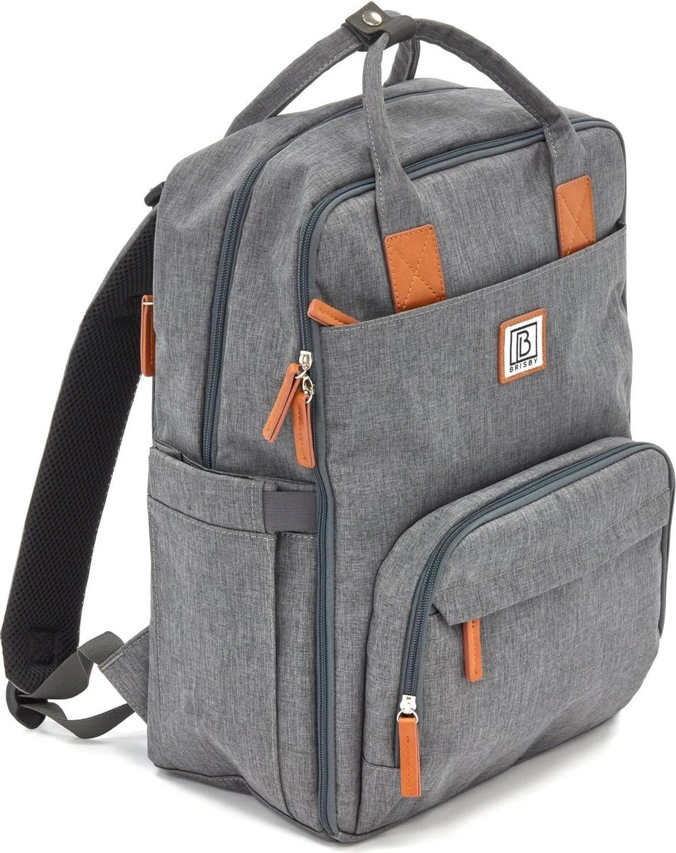 Brisby Slijtvaste Luiertas – Verzorgingstas – Met Buggymontage -Donkergrijs 12 Brisby Slijtvaste Luiertas – Verzorgingstas – Met Buggymontage -Donkergrijs - Image 12