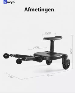 Merkloos Meerijdplankje Universeel Buggy/Kinderwagen - Kinderwagen Accessoire Met Afneembaar Zitje Van Hoogwaardige Kwaliteit - Verstelbaar Meerijdplankje 16 Merkloos Meerijdplankje Universeel Buggy/Kinderwagen - Kinderwagen Accessoire Met Afneembaar Zitje Van Hoogwaardige Kwaliteit - Verstelbaar Meerijdplankje -Baby Care Verkoop 975x1200 6