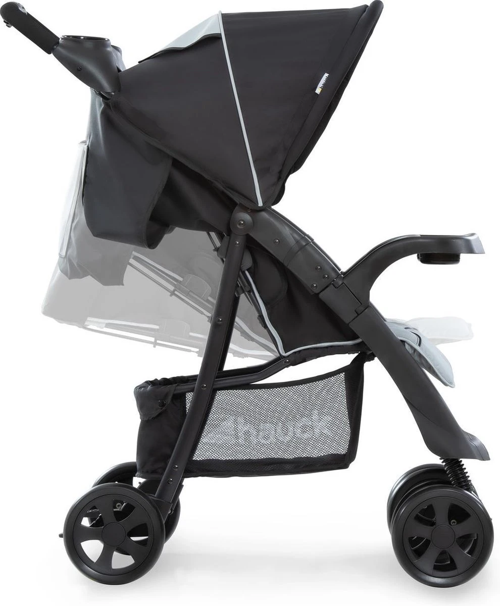 Hauck Shopper Neo II Buggy - Caviar/Silver 3 Hauck Shopper Neo II Buggy - Caviar/Silver - Image 3